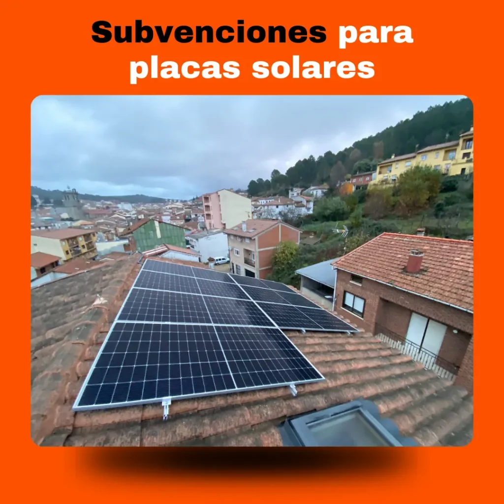placas solares las subvenciones de agotan