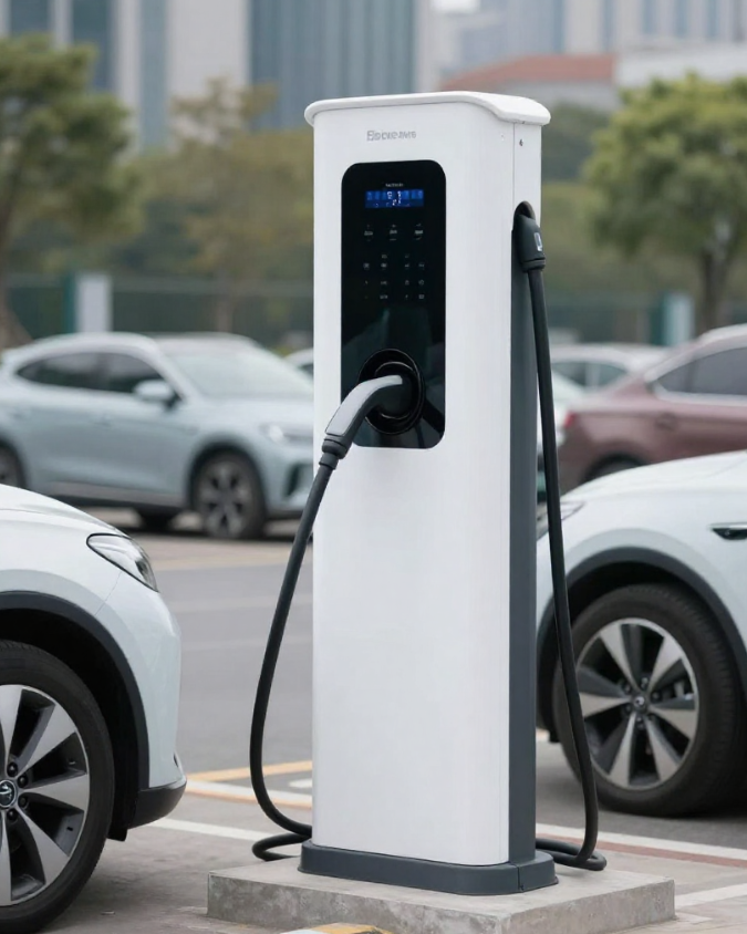 estacion de carga electrica para automóviles