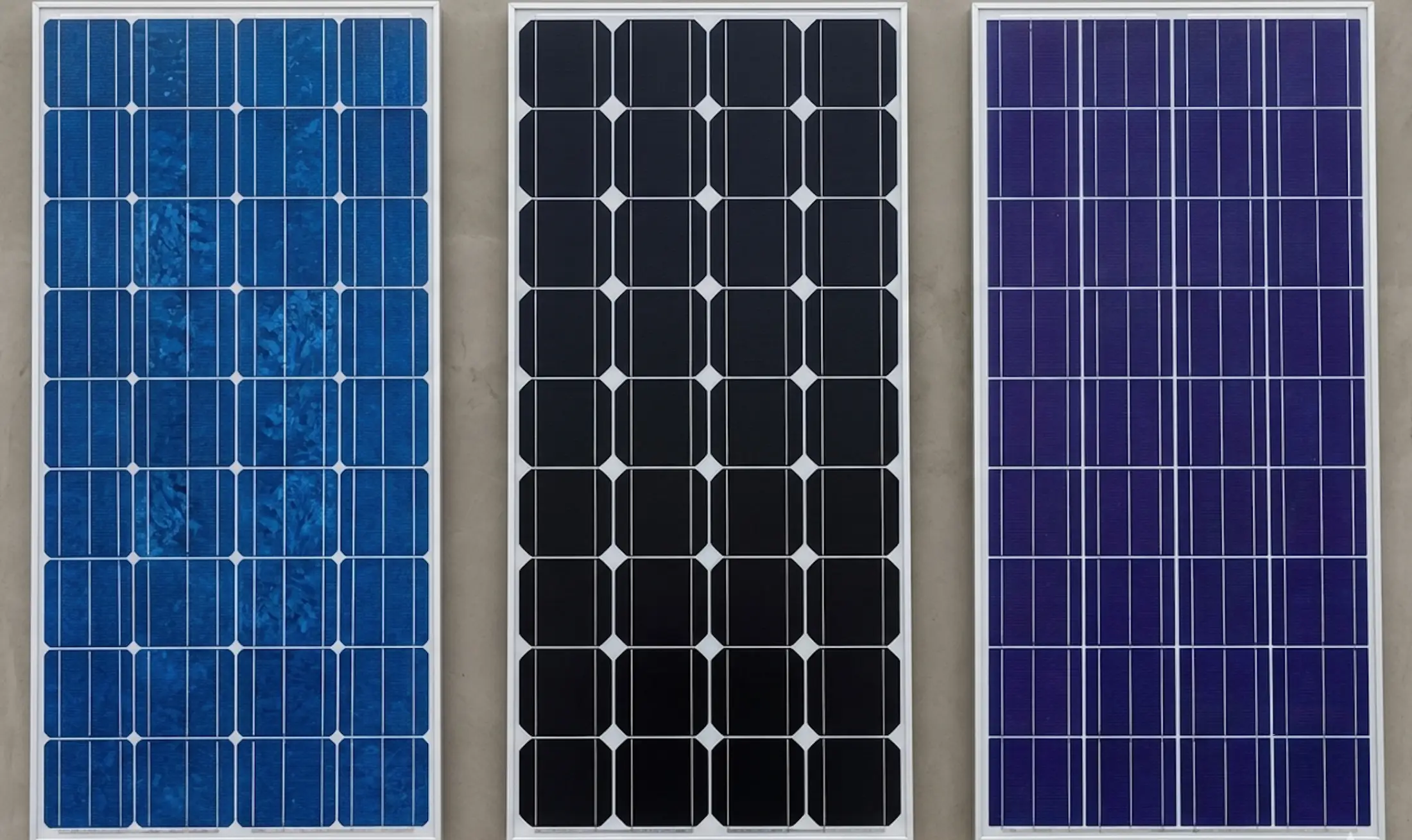 Tipos de placas solares